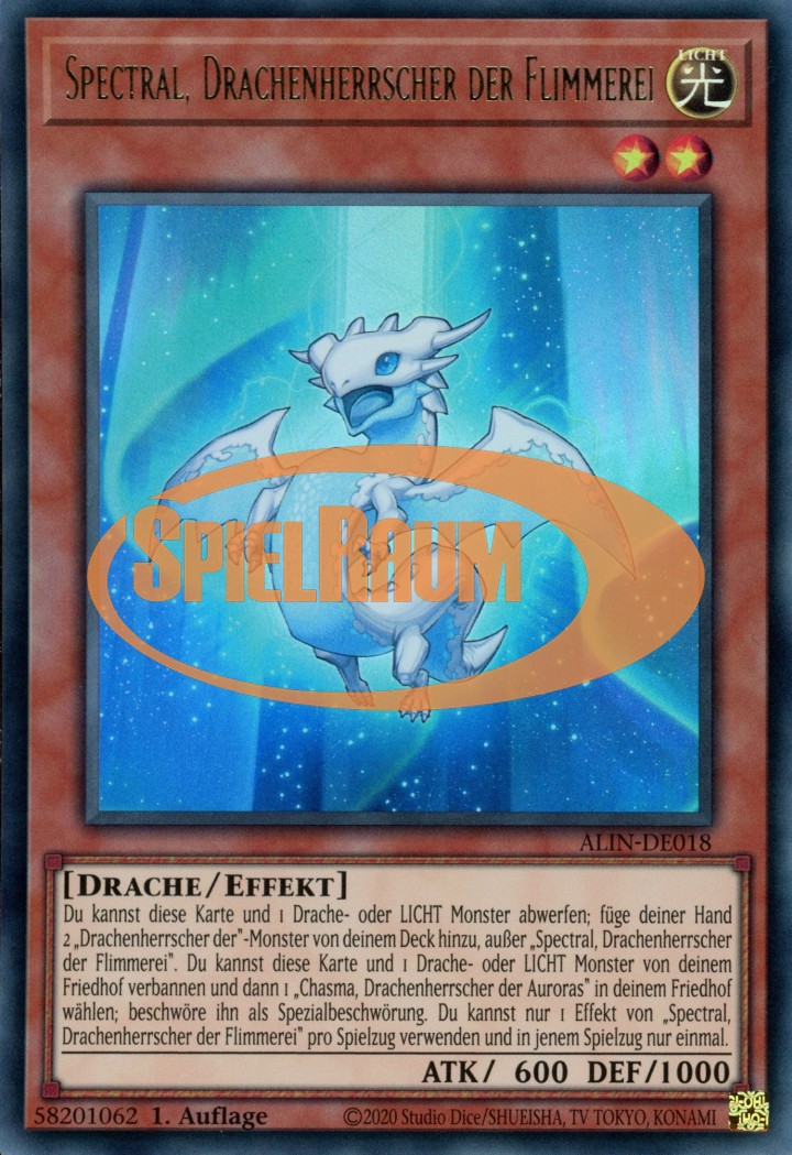 Spectral, Dragon Ruler of Flickers (V.1 - Ultra Rare)