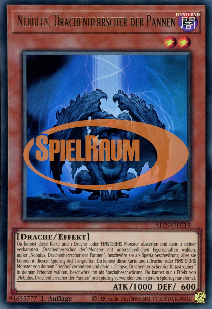 Nebulus, Dragon Ruler of Mishaps (V.1 - Ultra Rare)