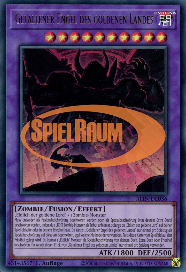 Fallen Angel of the Golden Land (V.1 - Ultra Rare)