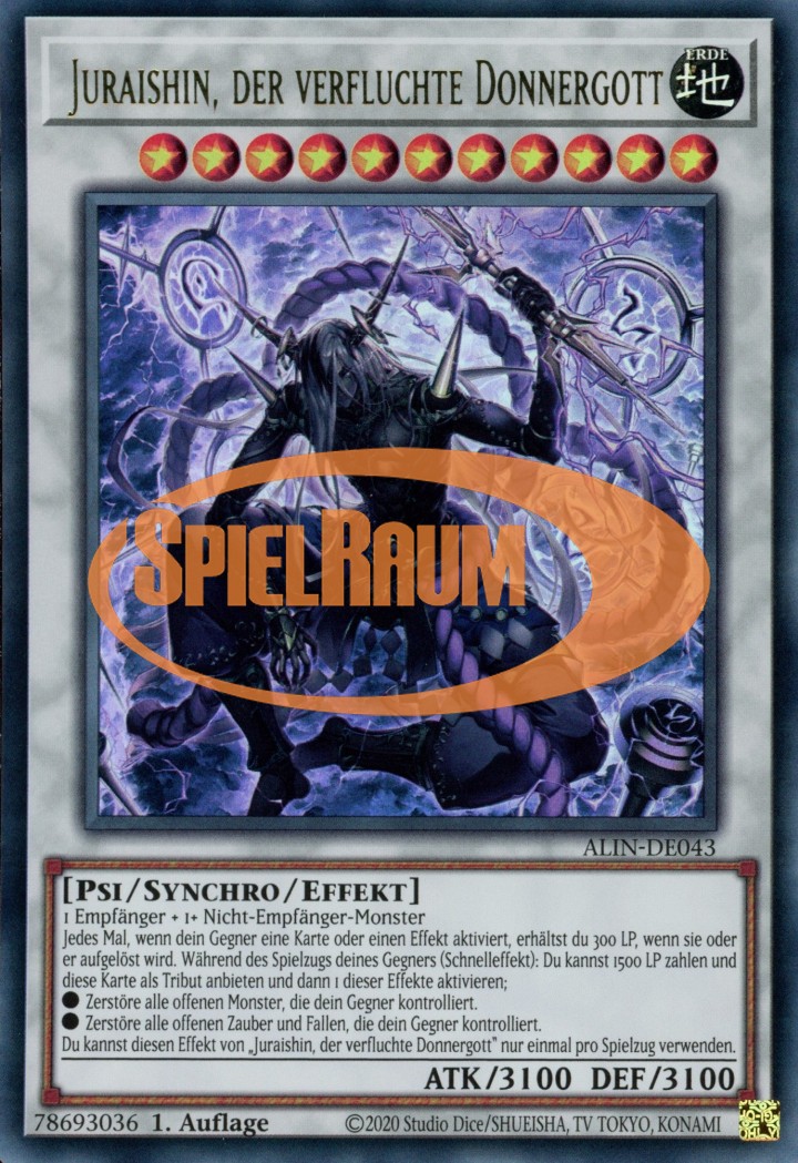 Juraishin, the Cursed Thunder God (V.1 - Ultra Rare)