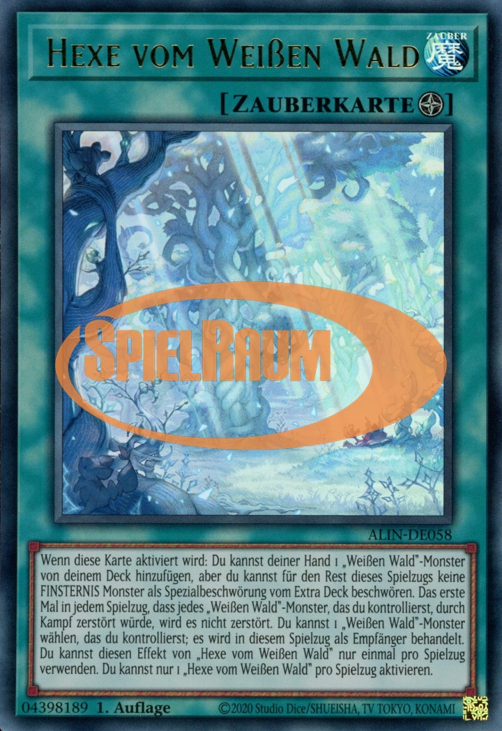 Witch of the White Forest (V.1 - Ultra Rare) Single: Yu-Gi-Oh! Alliance Insight Einzelkarte