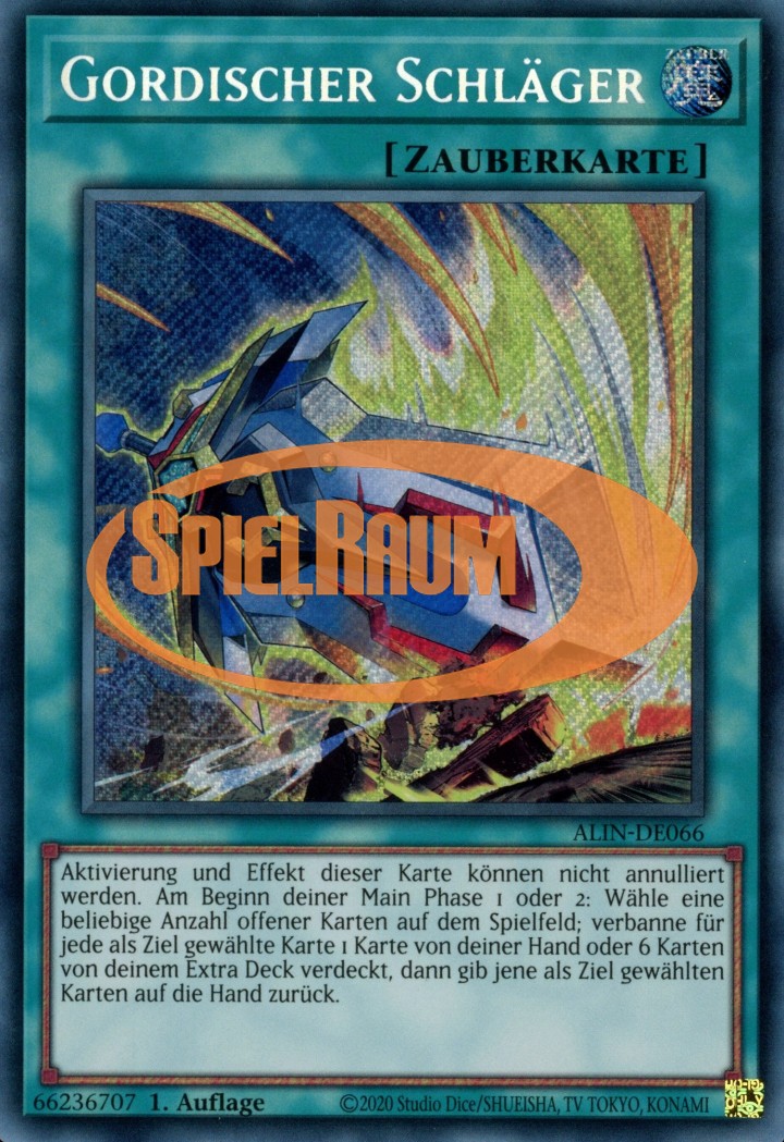 Gordian Slicer (V.1 - Secret Rare)