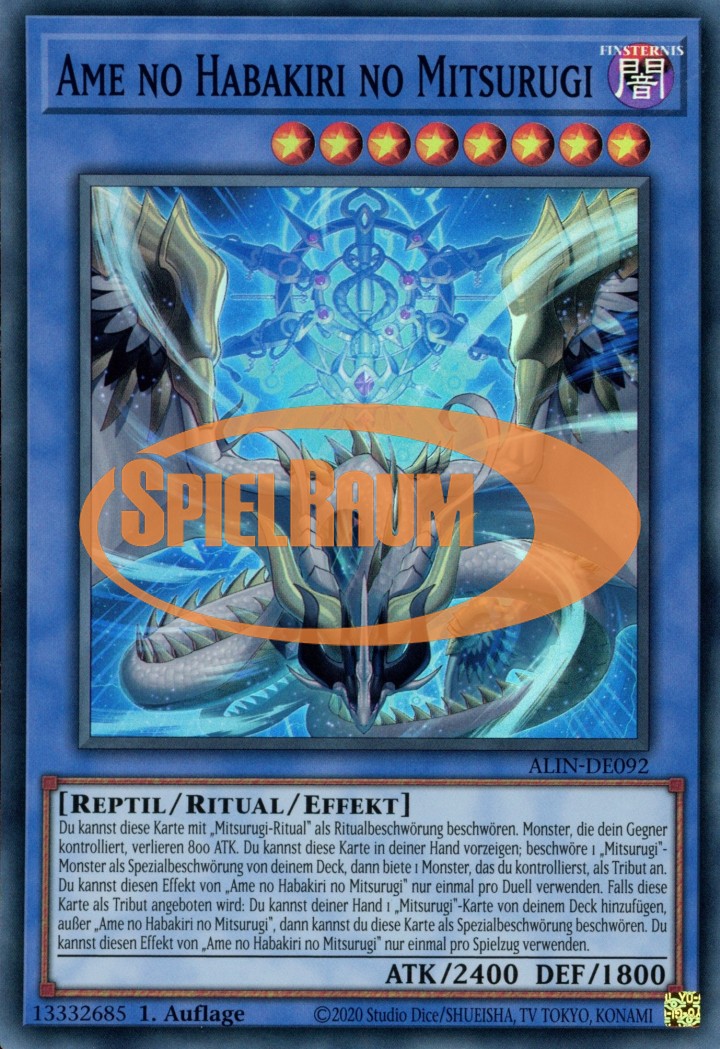 Ame no Habakiri no Mitsurugi: Yu-Gi-Oh! Karte kaufen - SpielRaum