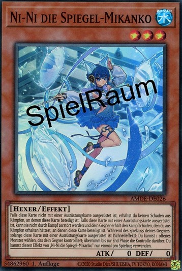 Ni-Ni the Mirror Mikanko (V.1 - Super Rare)
