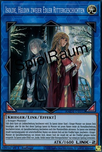 Isolde, Two Tales of the Noble Knights (V.1 - Super Rare)