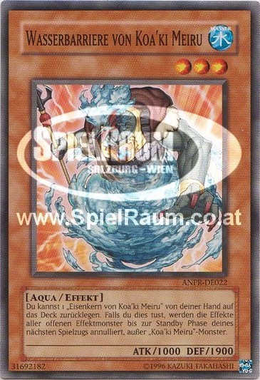 Koa'ki Meiru Hydro Barrier Single: Yu-Gi-Oh! Ancient Prophecy Einzelkarte