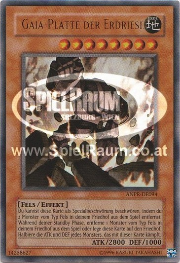 Gaia Plate the Earth Giant (V.2 - Ultimate Rare) Single: Yu-Gi-Oh! Ancient Prophecy Einzelkarte