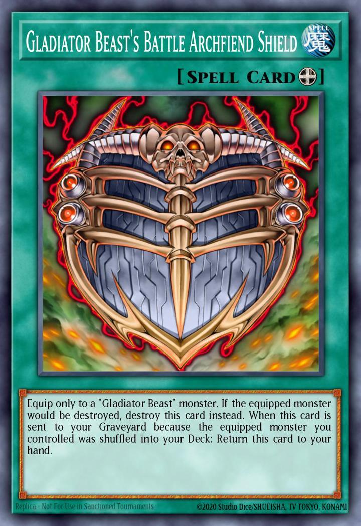 Gladiator Beast's Battle Archfiend Shield Single: Yu-Gi-Oh! Astral Pack Three Einzelkarte