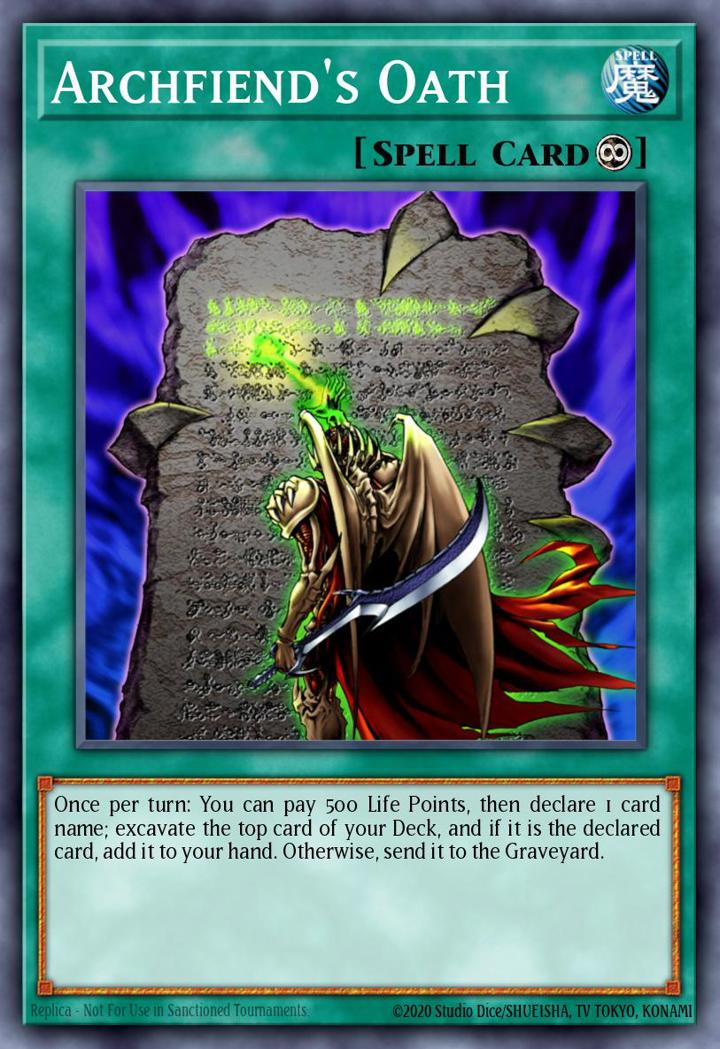 Archfiend's Oath Single: Yu-Gi-Oh! Astral Pack Four Einzelkarte