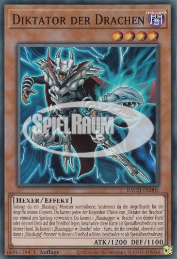 Dictator of D. Single: Yu-Gi-Oh! Battle of Chaos Einzelkarte