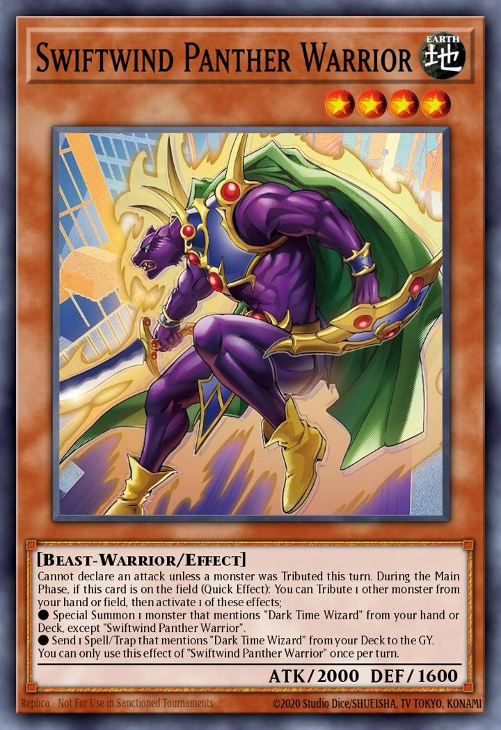Swiftwind Panther Warrior (V.1 - Super Rare)