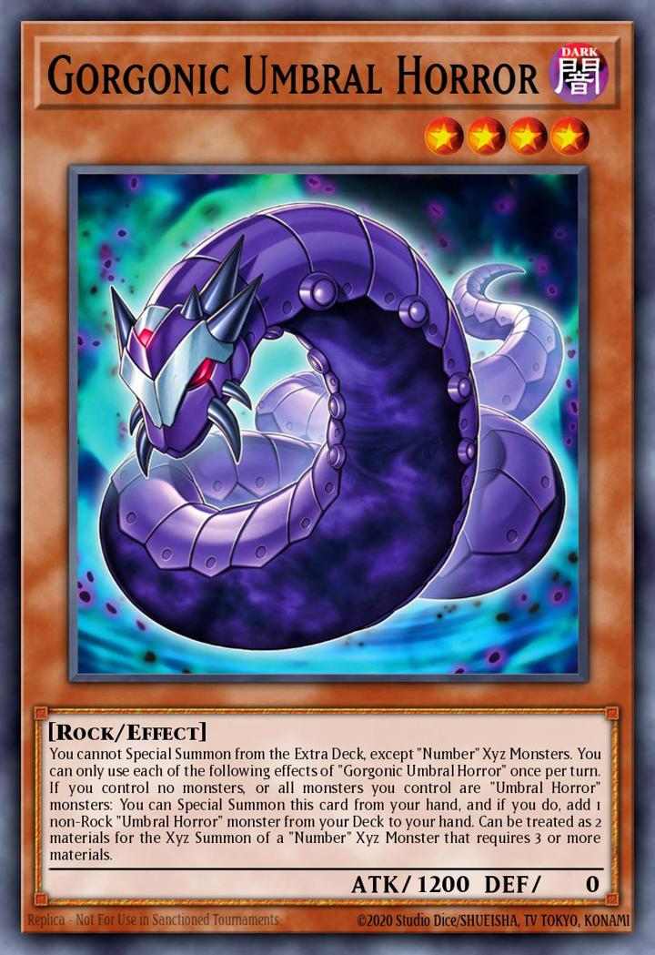 Gorgonic Umbral Horror (V.1 - Secret Rare)
