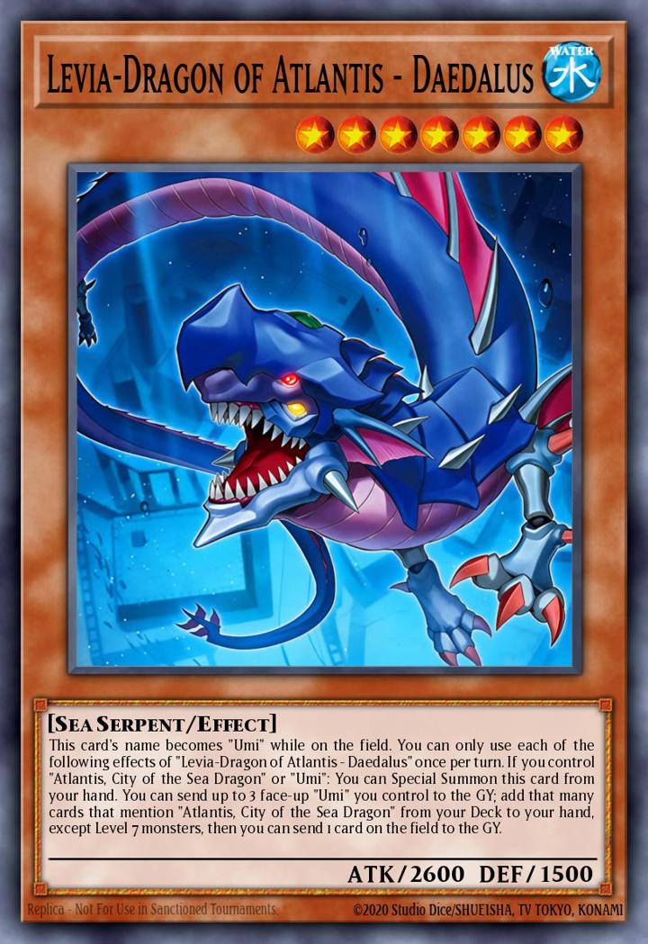 Levia-Dragon of Atlantis - Daedalus (V.1 - Secret Rare)