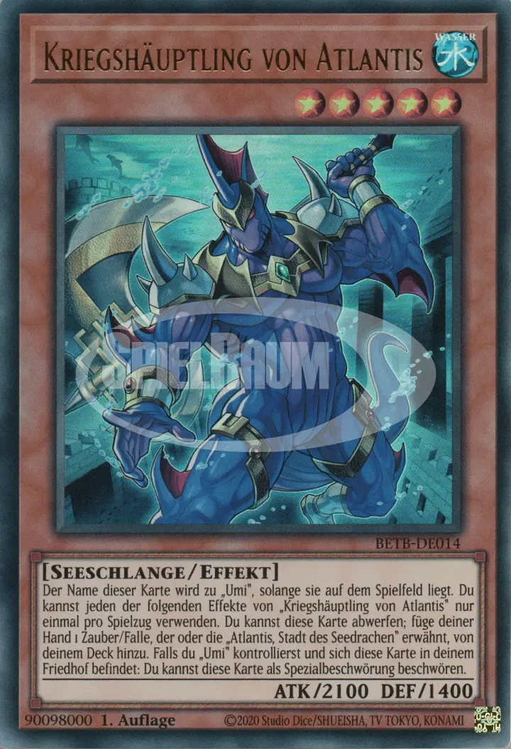 Warchief of Atlantis (V.1 - Ultra Rare)