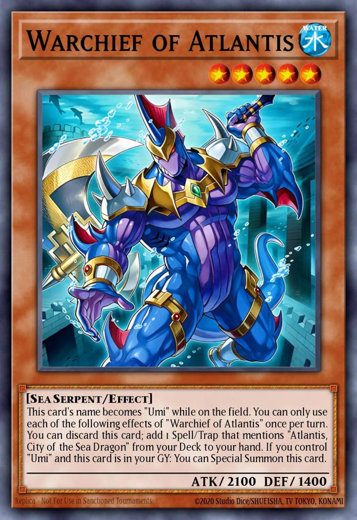 Warchief of Atlantis (V.1 - Ultra Rare)