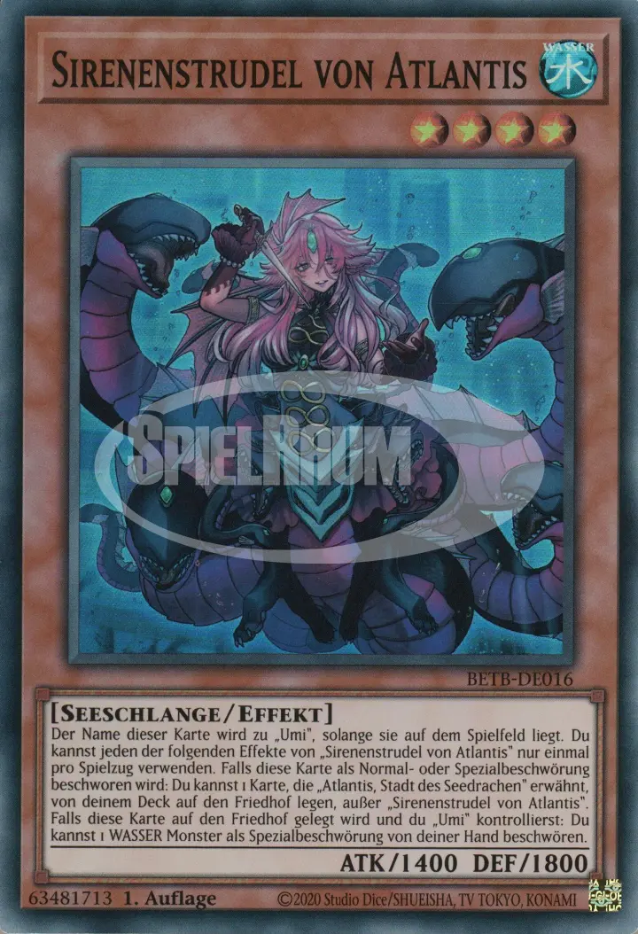Siren Vortex of Atlantis (V.1 - Super Rare)