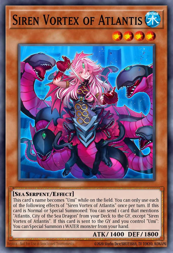 Siren Vortex of Atlantis (V.1 - Super Rare)