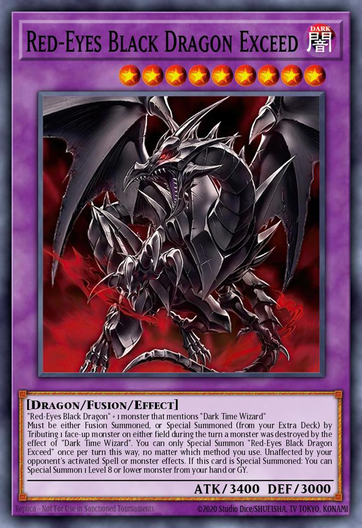 Red-Eyes Black Dragon Exceed (V.1 - Ultra Rare)