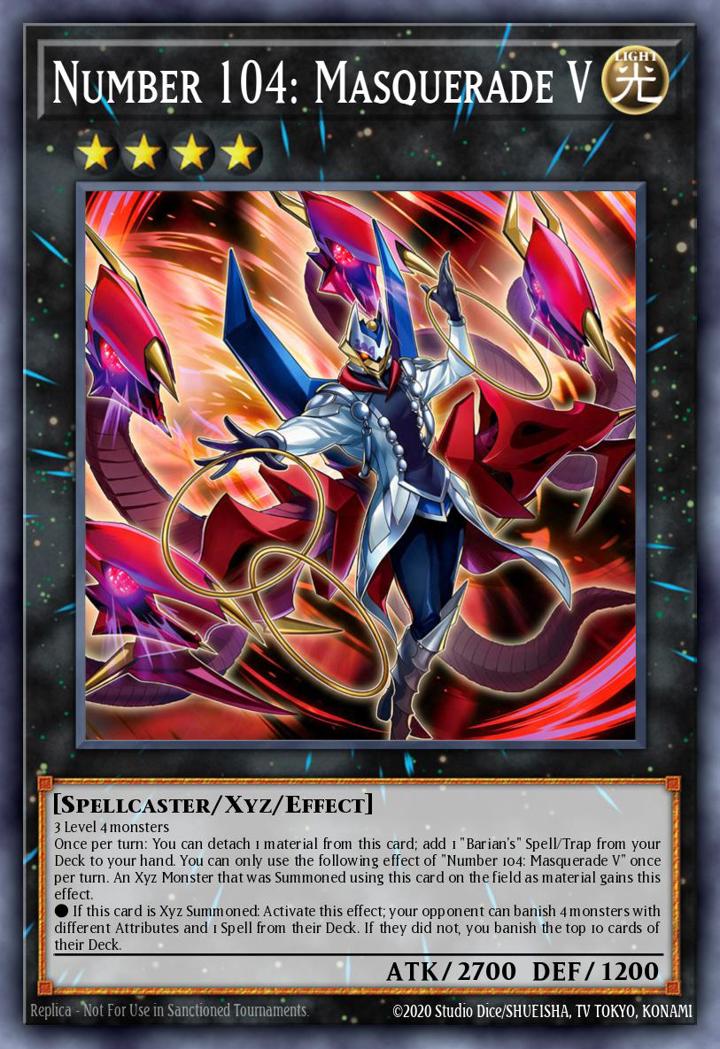 Number 104: Masquerade V (V.1 - Secret Rare)