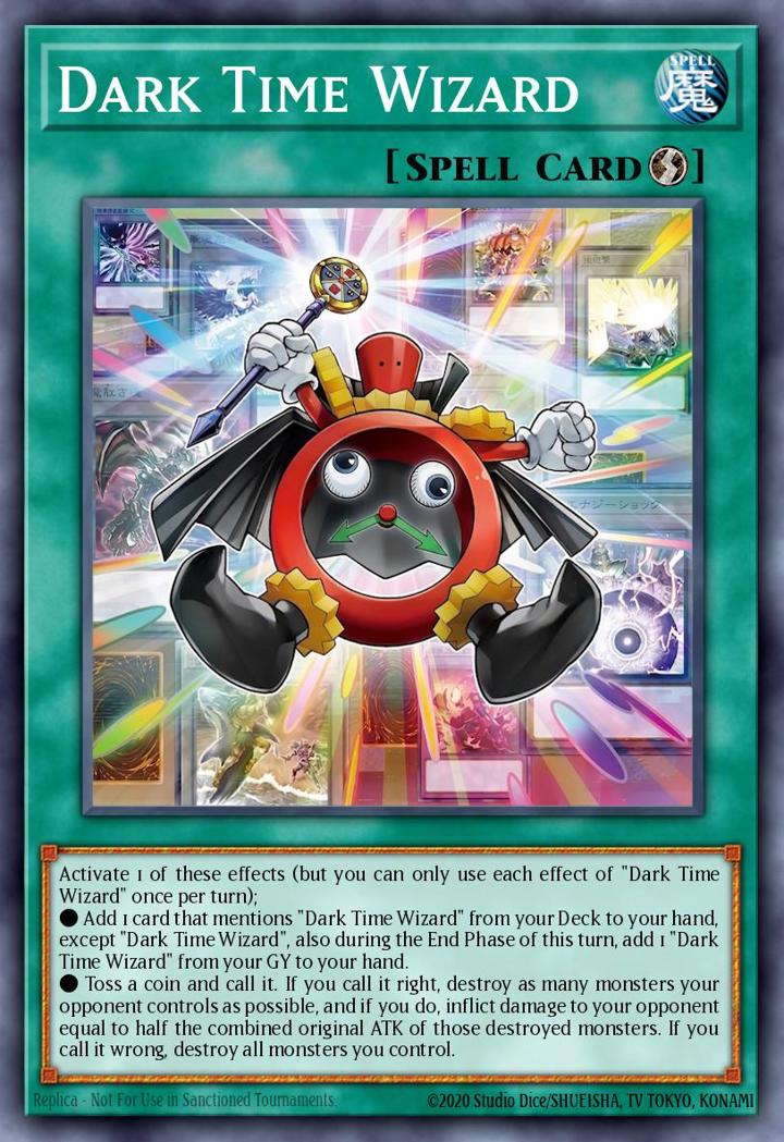 Dark Time Wizard (V.2 - Secret Rare)