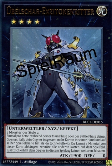 Evilswarm Exciton Knight (V.1 - Ultra Rare)