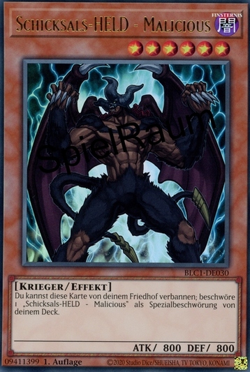 Destiny HERO - Malicious (V.1 - Ultra Rare)