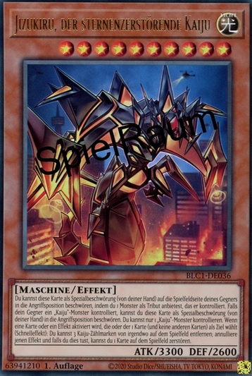 Jizukiru, the Star Destroying Kaiju (V.1 - Ultra Rare)