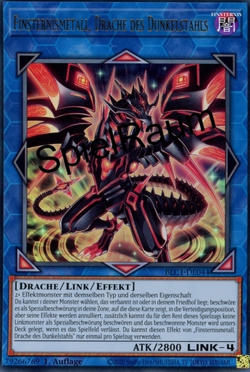 Darkness Metal, the Dragon of Dark Steel (V.1 - Ultra Rare)