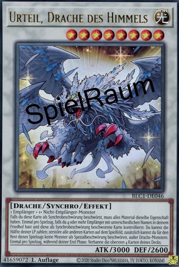 Judgment, the Dragon of Heaven (V.1 - Ultra Rare)