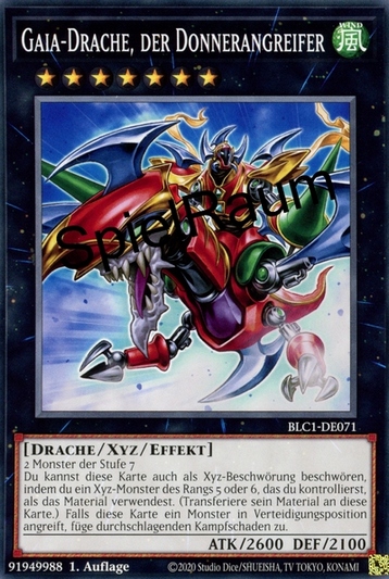 Gaia Dragon, the Thunder Charger