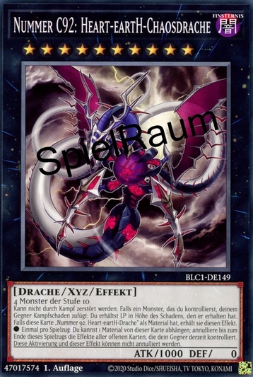 Number C92: Heart-eartH Chaos Dragon