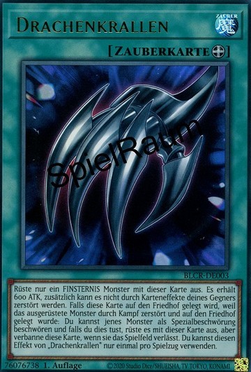 Dragon Nails Single: Yu-Gi-Oh! Battles of Legend: Crystal Revenge Einzelkarte