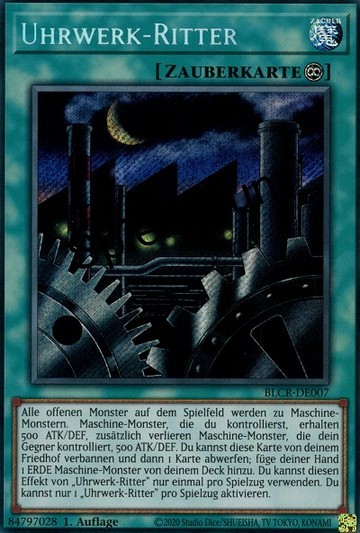 Clockwork Night Single: Yu-Gi-Oh! Battles of Legend: Crystal Revenge Einzelkarte