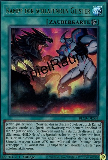 Battle of Sleeping Spirits Single: Yu-Gi-Oh! Battles of Legend: Crystal Revenge Einzelkarte