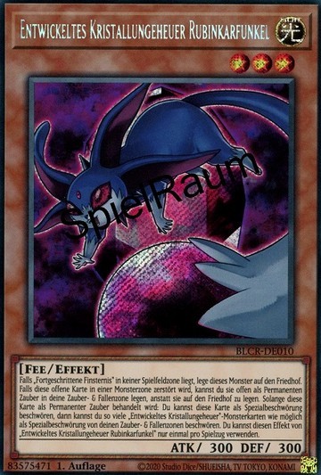 Advanced Crystal Beast Ruby Carbuncle Single: Yu-Gi-Oh! Battles of Legend: Crystal Revenge Einzelkarte