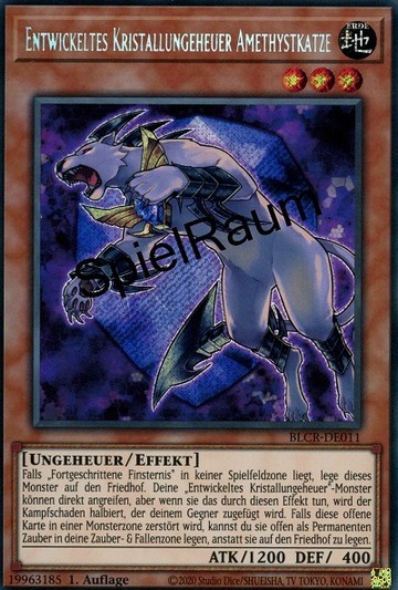 Advanced Crystal Beast Amethyst Cat Single: Yu-Gi-Oh! Battles of Legend: Crystal Revenge Einzelkarte