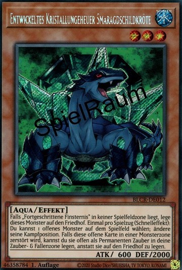 Advanced Crystal Beast Emerald Tortoise Single: Yu-Gi-Oh! Battles of Legend: Crystal Revenge Einzelkarte