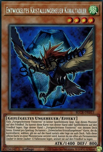 Advanced Crystal Beast Cobalt Eagle Single: Yu-Gi-Oh! Battles of Legend: Crystal Revenge Einzelkarte