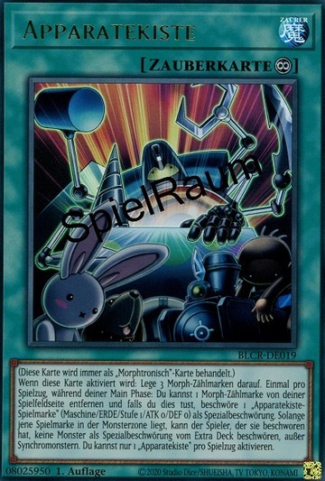 Gadget Box Single: Yu-Gi-Oh! Battles of Legend: Crystal Revenge Einzelkarte