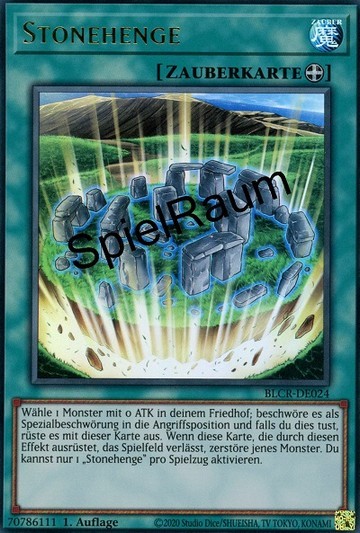 Stonehenge Single: Yu-Gi-Oh! Battles of Legend: Crystal Revenge Einzelkarte