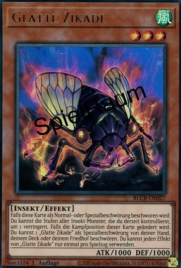 Oily Cicada Single: Yu-Gi-Oh! Battles of Legend: Crystal Revenge Einzelkarte