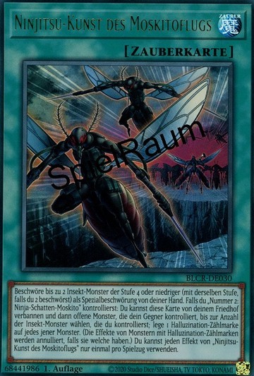 Ninjitsu Art of Mosquito Marching Single: Yu-Gi-Oh! Battles of Legend: Crystal Revenge Einzelkarte