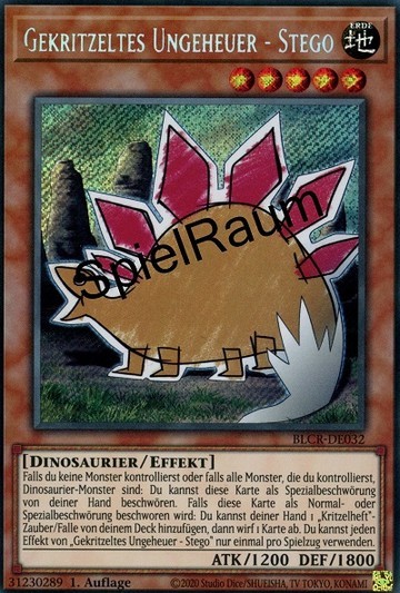 Doodle Beast - Stego Single: Yu-Gi-Oh! Battles of Legend: Crystal Revenge Einzelkarte