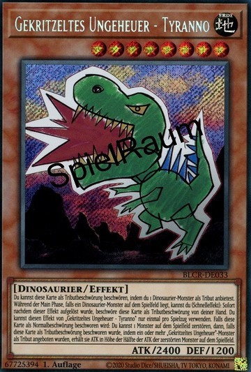 Doodle Beast - Tyranno Single: Yu-Gi-Oh! Battles of Legend: Crystal Revenge Einzelkarte