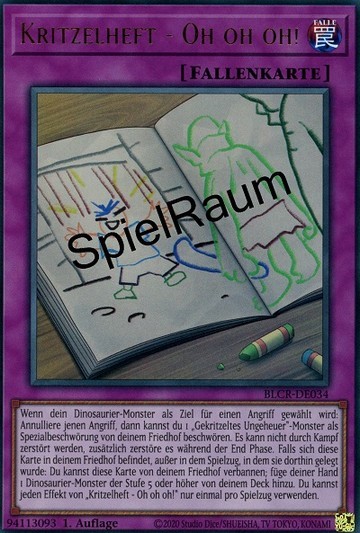 Doodlebook - Uh uh uh! Single: Yu-Gi-Oh! Battles of Legend: Crystal Revenge Einzelkarte