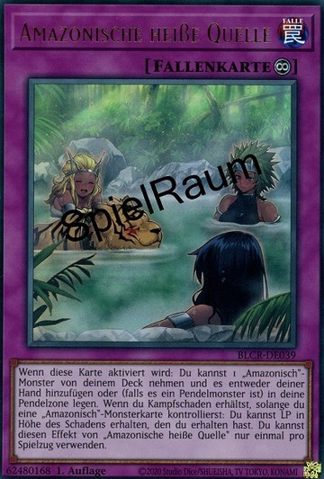 Amazoness Hot Spring Single: Yu-Gi-Oh! Battles of Legend: Crystal Revenge Einzelkarte