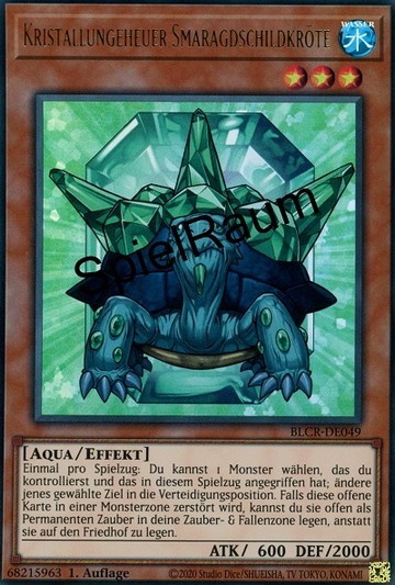 Crystal Beast Emerald Tortoise Single: Yu-Gi-Oh! Battles of Legend: Crystal Revenge Einzelkarte