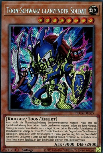 Toon Black Luster Soldier Single: Yu-Gi-Oh! Battles of Legend: Crystal Revenge Einzelkarte
