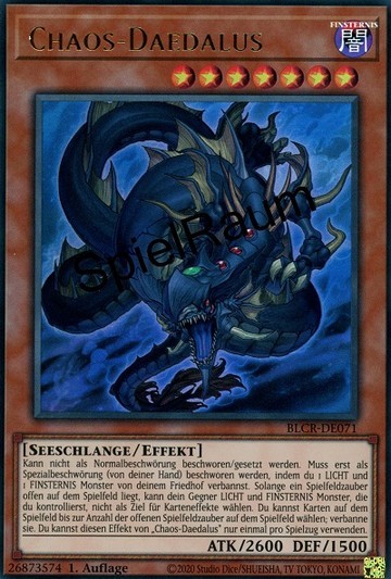 Chaos Daedalus Single: Yu-Gi-Oh! Battles of Legend: Crystal Revenge Einzelkarte