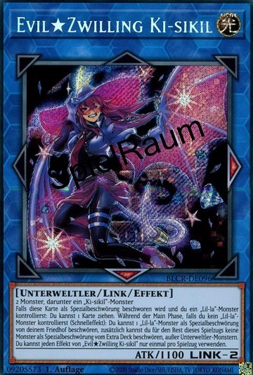 EvilTwin Ki-sikil Single: Yu-Gi-Oh! Battles of Legend: Crystal Revenge Einzelkarte